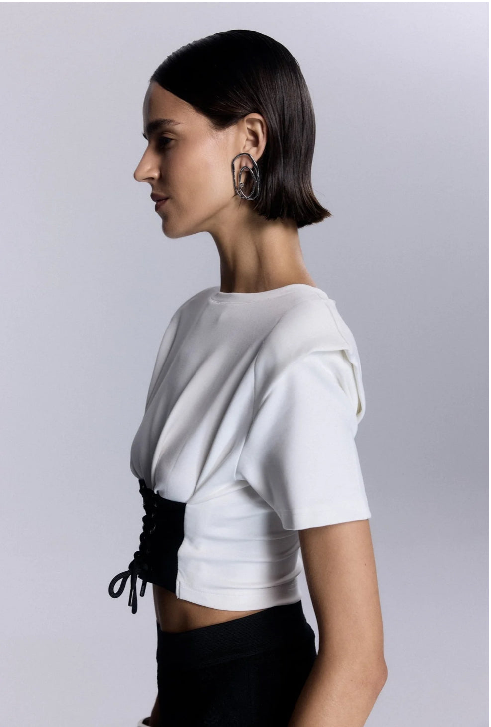 Korse& Vatka Detaylı T-shirt
