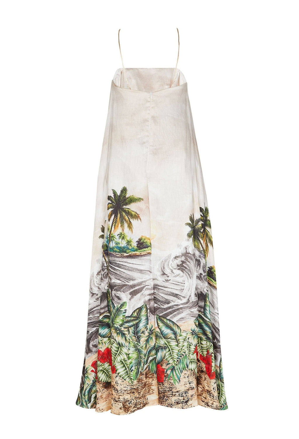 Palma Tropical Print Maxi Dress