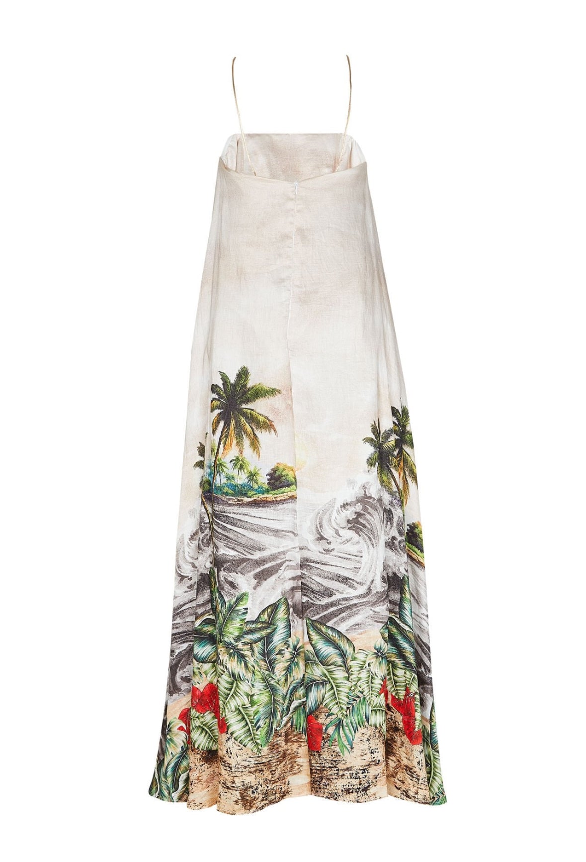Palma Tropical Print Maxi Dress