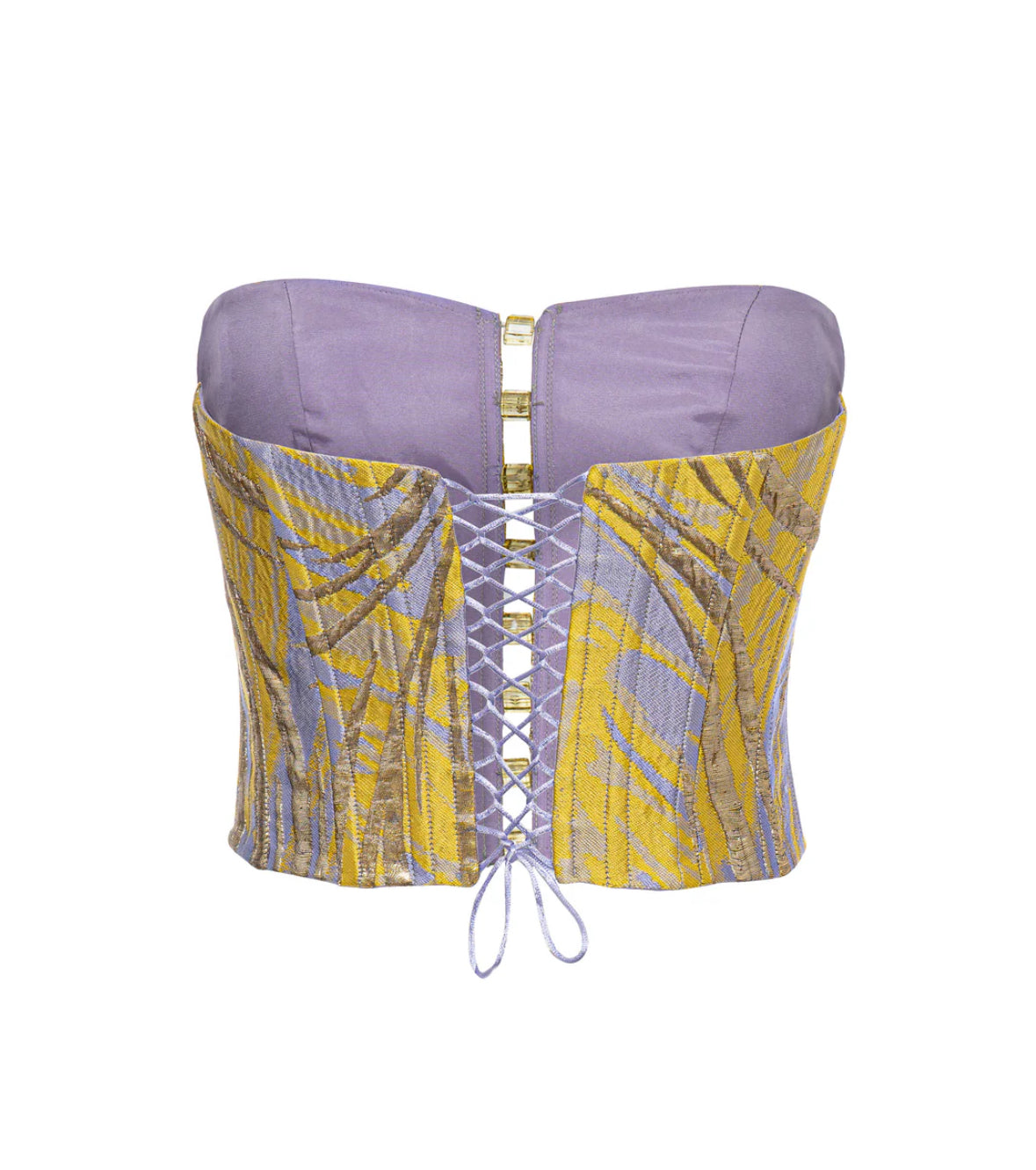 Angless - Patterned Strapless Corset
