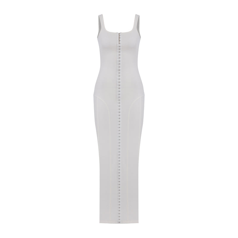FIOLI DRESS-BEYAZ