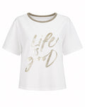 GOLD İŞLEMELİ T-SHIRT