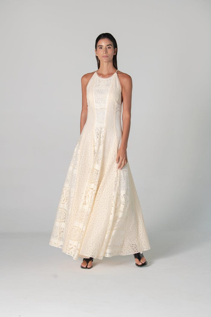 SAHRA DRESS-ECRU