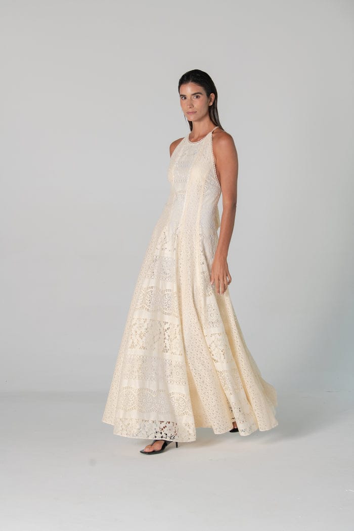 SAHRA DRESS-ECRU