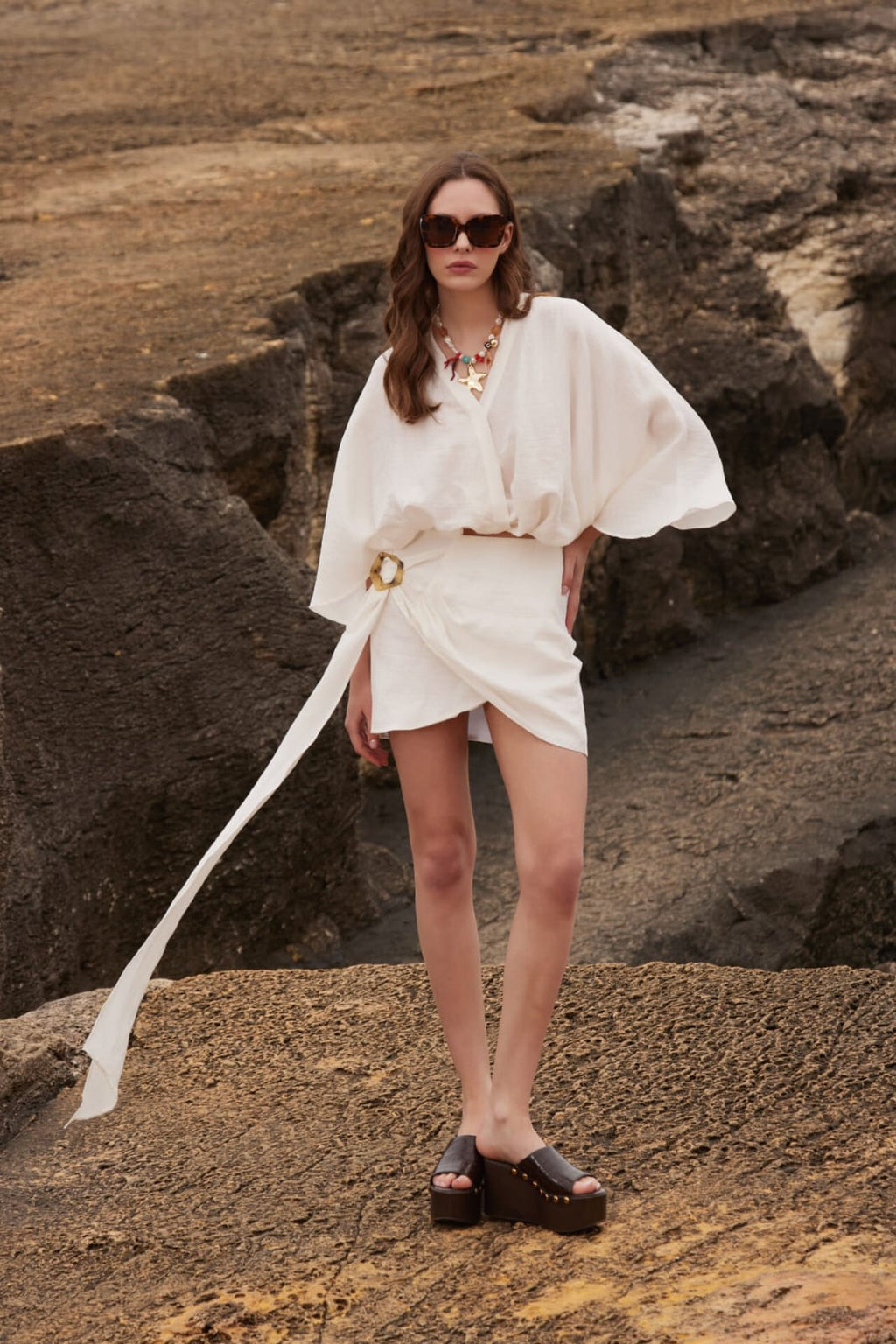 MİREYA CO-ORD SET İN WHİTE